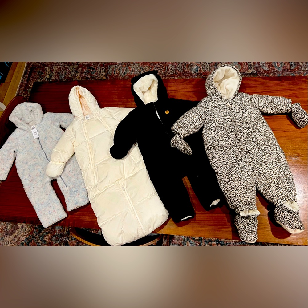 Infant winter snow suit lot